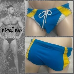 Pistol Pete Swimsuit 36-42" waist Nylon / spandex Gently worn No size or fabric